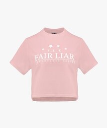 FAIRLIAR CLUB（フェアライアークラブ）の「Star Cropped T-Shirt_PALE PINK（Tシャツ/カットソー）」