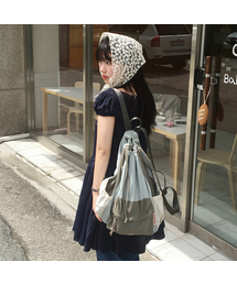 MASMARULEZ | [INT] Mixed Easy Draw Backpack _ Mint gray(バックパック/リュック)