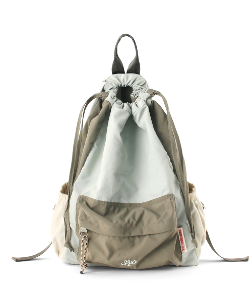 MASMARULEZ（マスマルールズ）の「[INT] Mixed Easy Draw Backpack _ Mint gray（バックパック/リュック・レディース・その他・FREE）」の12枚目の写真