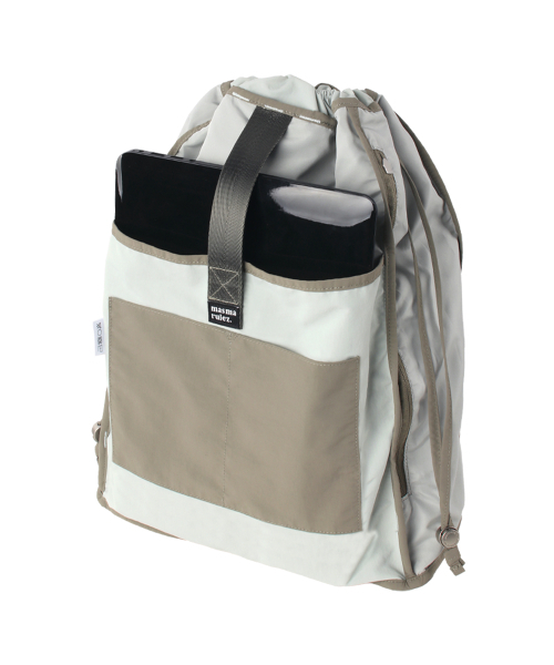 MASMARULEZ（マスマルールズ）の「[INT] Mixed Easy Draw Backpack _ Mint gray（バックパック/リュック・レディース・その他・FREE）」の13枚目の写真