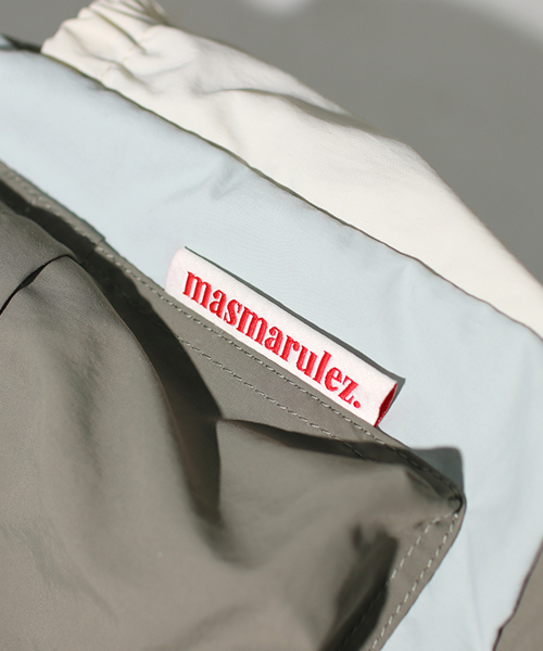 MASMARULEZ（マスマルールズ）の「[INT] Mixed Easy Draw Backpack _ Mint gray（バックパック/リュック・レディース・その他・FREE）」の15枚目の写真