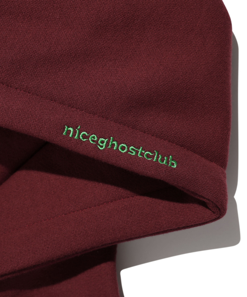 NICE GHOST CLUB(ナイスゴーストクラブ)の「HAVE A NICE GHOST HOODIE_BURGUNDY(NG2DFUM424A)(パーカー・レディース・その他・S/M/L)」の4枚目の写真