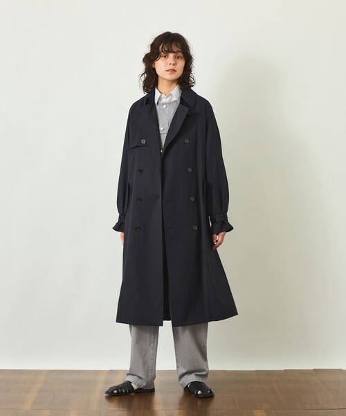 MACKINTOSH PHILOSOPHY（ﾏｯｷﾝﾄｯｼｭ ﾌｨﾛｿﾌｨｰ）の「【GREY LABEL】BEAULY(ビューリー)（トレンチコート・レディース・ブルー系その他7/ベージュ系その他4・6/2）」の3枚目の写真