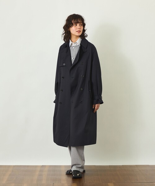MACKINTOSH PHILOSOPHY（ﾏｯｷﾝﾄｯｼｭ ﾌｨﾛｿﾌｨｰ）の「【GREY LABEL】BEAULY(ビューリー)（トレンチコート・レディース・ブルー系その他7/ベージュ系その他4・6/2）」の4枚目の写真