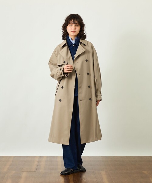 MACKINTOSH PHILOSOPHY（ﾏｯｷﾝﾄｯｼｭ ﾌｨﾛｿﾌｨｰ）の「【GREY LABEL】BEAULY(ビューリー)（トレンチコート・レディース・ブルー系その他7/ベージュ系その他4・6/2）」の5枚目の写真