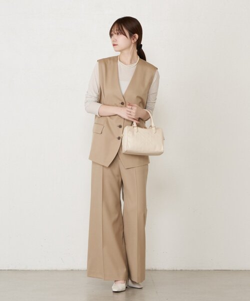 russet（ラシット）の「《composition》レザー2WAYミニボストンバッグ（ボストンバッグ・レディース・サックスブルー/ブラック/アイボリー/ダークブラウン・FREE）」の20枚目の写真