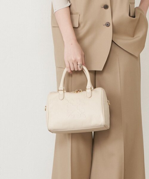 russet（ラシット）の「《composition》レザー2WAYミニボストンバッグ（ボストンバッグ・レディース・サックスブルー/ブラック/アイボリー/ダークブラウン・FREE）」の21枚目の写真