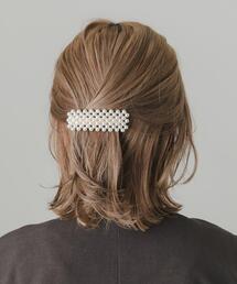 SMELLY | パールワイドバレッタ(バレッタ/ヘアクリップ)