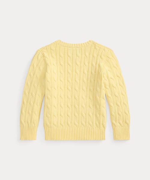 ケーブルニット コットン セーター（ニット/セーター）｜POLO RALPH