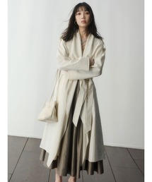 anuans | ボリュームショールカラーコート(トレンチコート)