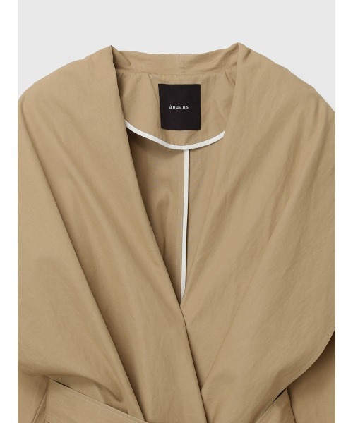 anuans（アニュアンス）の「ボリュームショールカラーコート（トレンチコート・レディース・ベージュ/ホワイト系その他4・F）」の22枚目の写真