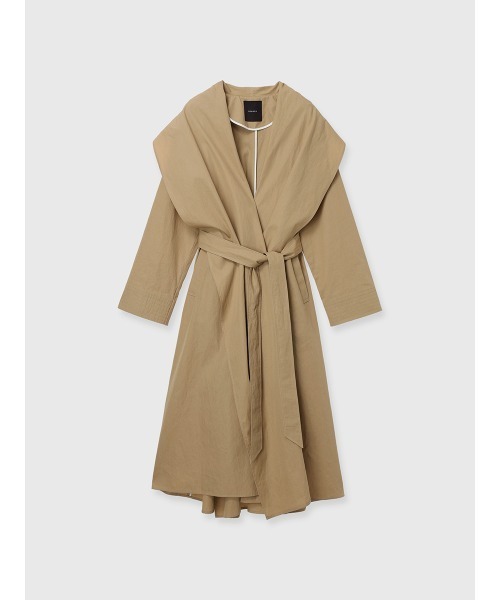 anuans（アニュアンス）の「ボリュームショールカラーコート（トレンチコート・レディース・ベージュ/ホワイト系その他4・F）」の19枚目の写真