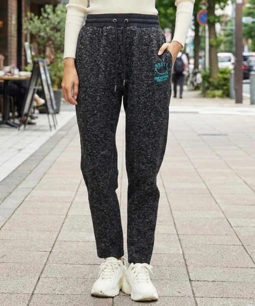 RUSTY(ラスティ)の「【RUSTY/ラスティー】レディース ニットフリースパンツ/スウェットパンツ(スウェットパンツ・レディース・ホワイト/ネイビー/チャコール・MEDIUM/LARGE)」の3枚目の写真