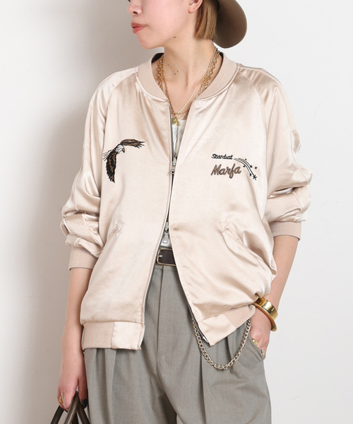 AP STUDIO(エーピーストゥディオ)の「スーベニアジャケット(その他アウター・レディース・ブルー/アイボリー・FREE)」の21枚目の写真