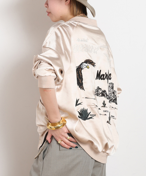 AP STUDIO(エーピーストゥディオ)の「スーベニアジャケット(その他アウター・レディース・ブルー/アイボリー・FREE)」の22枚目の写真