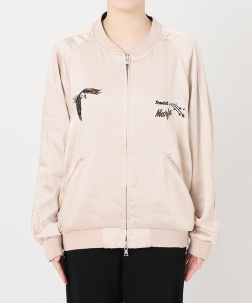 AP STUDIO(エーピーストゥディオ)の「スーベニアジャケット(その他アウター・レディース・ブルー/アイボリー・FREE)」の5枚目の写真