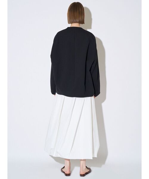 ELENDEEK（エレンディーク）の「ツイストタックバルーンスカート（スカート・レディース・ブラック/オフホワイト・02/01）」の9枚目の写真