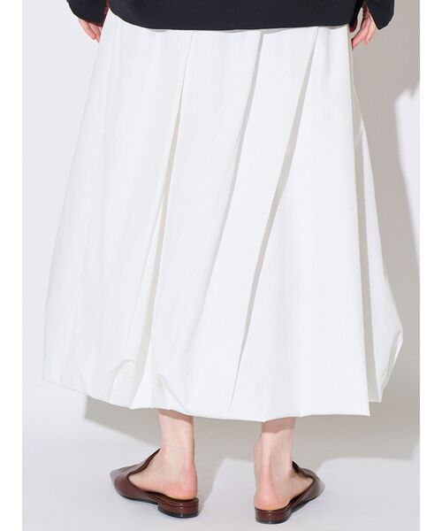 ELENDEEK（エレンディーク）の「ツイストタックバルーンスカート（スカート・レディース・ブラック/オフホワイト・02/01）」の10枚目の写真