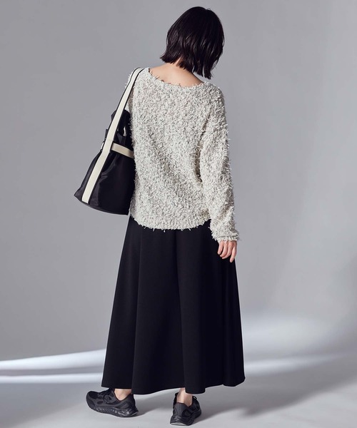 Gready Brilliant（グレディブリリアン）の「ダンボールイージーフレアスカート（スカート・レディース・トップグレー/ブラック・FREE）」の6枚目の写真