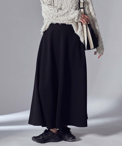 Gready Brilliant（グレディブリリアン）の「ダンボールイージーフレアスカート（スカート・レディース・トップグレー/ブラック・FREE）」の8枚目の写真