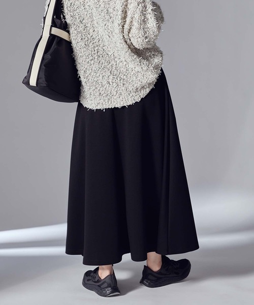 Gready Brilliant（グレディブリリアン）の「ダンボールイージーフレアスカート（スカート・レディース・トップグレー/ブラック・FREE）」の10枚目の写真