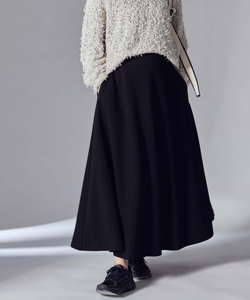 Gready Brilliant（グレディブリリアン）の「ダンボールイージーフレアスカート（スカート・レディース・トップグレー/ブラック・FREE）」の11枚目の写真