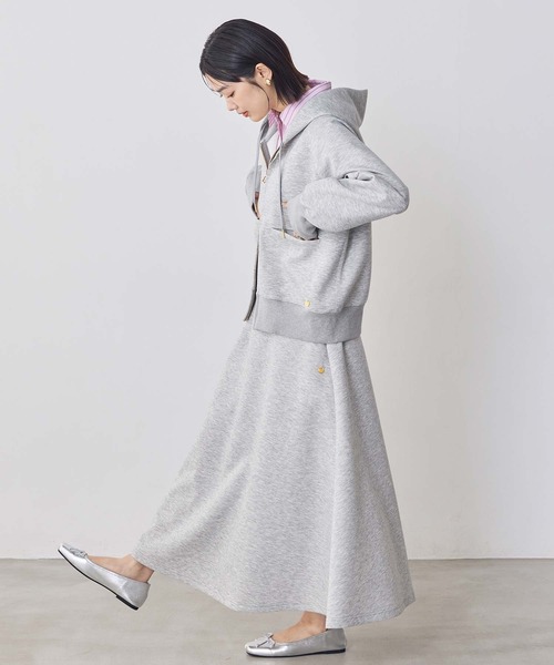 Gready Brilliant（グレディブリリアン）の「ダンボールイージーフレアスカート（スカート・レディース・トップグレー/ブラック・FREE）」の13枚目の写真