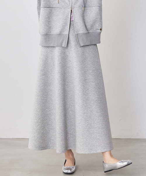 Gready Brilliant（グレディブリリアン）の「ダンボールイージーフレアスカート（スカート・レディース・トップグレー/ブラック・FREE）」の16枚目の写真