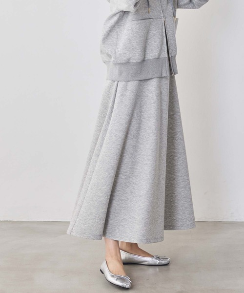 Gready Brilliant（グレディブリリアン）の「ダンボールイージーフレアスカート（スカート・レディース・トップグレー/ブラック・FREE）」の17枚目の写真