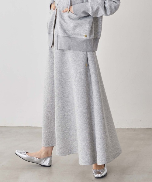 Gready Brilliant（グレディブリリアン）の「ダンボールイージーフレアスカート（スカート・レディース・トップグレー/ブラック・FREE）」の19枚目の写真