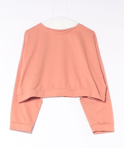 Ritzy(リッツィー)の「ショート丈 ドルマンスリーブトップス(Tシャツ/カットソー・レディース・ライトブルー/アイボリー/グリーン/オレンジ・FREE)」の7枚目の写真