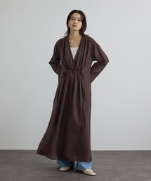 SALON adam et rope' | 【WEB限定】サブリエギャザーワンピース(ワンピース)