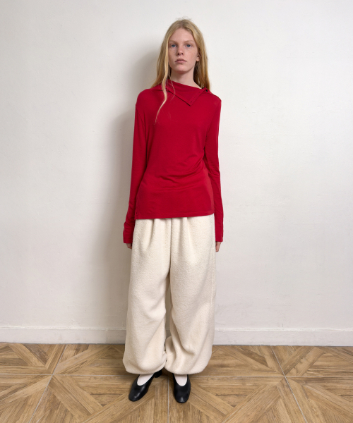 DIAGONAL（ダイアゴナル）の「WARM JOGGER PANTS (cream)（その他パンツ・レディース・その他・FREE）」の12枚目の写真
