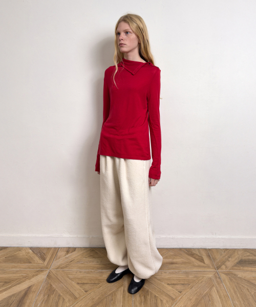 DIAGONAL（ダイアゴナル）の「WARM JOGGER PANTS (cream)（その他パンツ・レディース・その他・FREE）」の11枚目の写真
