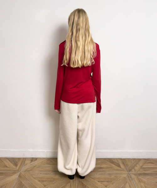 DIAGONAL（ダイアゴナル）の「WARM JOGGER PANTS (cream)（その他パンツ・レディース・その他・FREE）」の10枚目の写真