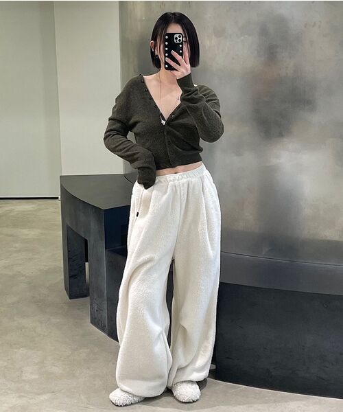DIAGONAL（ダイアゴナル）の「WARM JOGGER PANTS (cream)（その他パンツ・レディース・その他・FREE）」の9枚目の写真