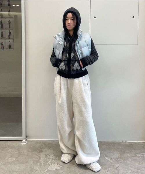 DIAGONAL（ダイアゴナル）の「WARM JOGGER PANTS (cream)（その他パンツ・レディース・その他・FREE）」の8枚目の写真