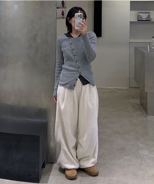 DIAGONAL（ダイアゴナル）の「WARM JOGGER PANTS (cream)（その他パンツ・レディース・その他・FREE）」の6枚目の写真