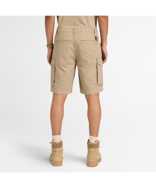 Timberland(ティンバーランド)の「キャンバス カーゴ ショーツ メンズ(カーゴパンツ・メンズ・ライトカーキ・30inch/32inch/34inch/36inch/38inch)」の2枚目の写真