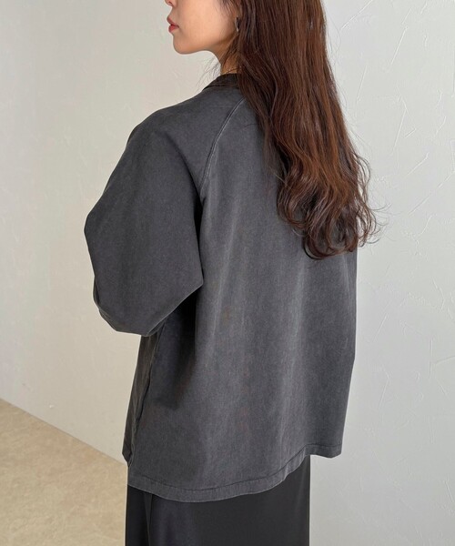 fredy emue（フレディエミュ）の「【GOOD ROCK SPEED】MICKEY ７分袖Tシャツ（Tシャツ/カットソー・レディース・オフホワイト/チャコールグレー/ブラウン・38）」の15枚目の写真