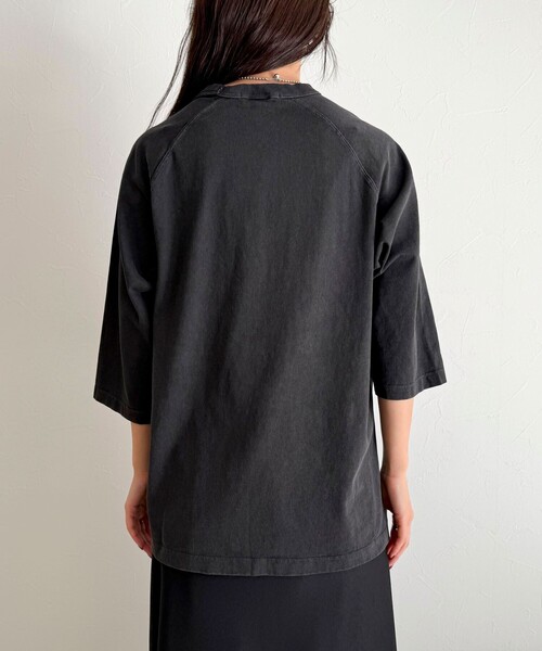 fredy emue（フレディエミュ）の「【GOOD ROCK SPEED】MICKEY ７分袖Tシャツ（Tシャツ/カットソー・レディース・オフホワイト/チャコールグレー/ブラウン・38）」の13枚目の写真