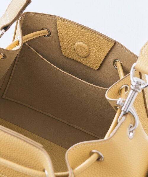 RIVE DROITE（リヴドロワ）の「【収納力抜群】2WAYサイドポケット巾着ショルダー（ショルダーバッグ・レディース・ホワイト/ベージュ/ブラウン・FREE）」の14枚目の写真