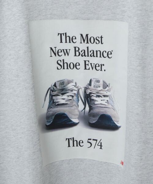 NEW BALANCE（ニューバランス）の「new balance/574広告Tシャツ（Tシャツ/カットソー・メンズ・ブラック/グレー・M/L）」の6枚目の写真