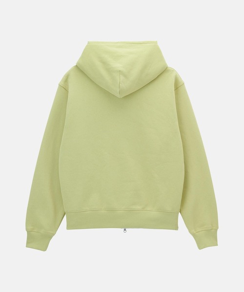 Gramicci（グラミチ）の「OVAL PATCH ZIP HOODED SWEATSHIRT｜オーバルパッチジップフーデッドスウェットシャツ（パーカー・メンズ・ライム/レッド/ヘザーグレー/ブラック・S/M/L/XL/XXL）」の12枚目の写真