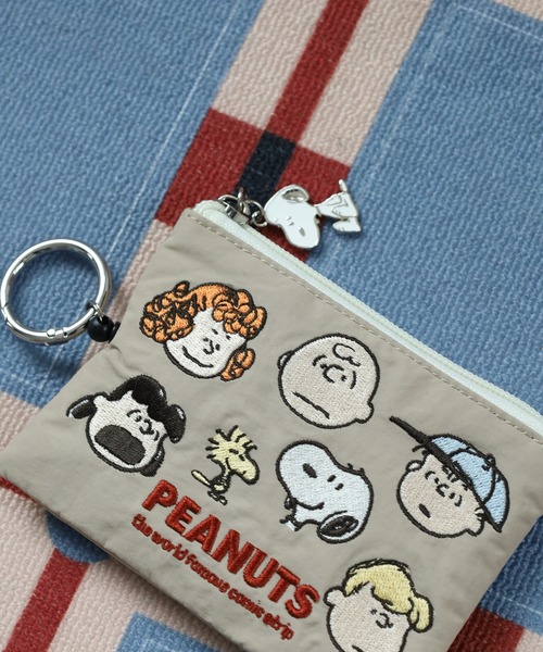 SNOOPY スヌーピー パスケース リール 刺繍（パスケース）｜SNOOPY