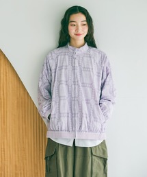 niko and...（ニコアンド）の「ナイロン刺繍レースブルゾン（ブルゾン）」