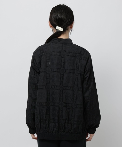 セール】ナイロン刺繍レースブルゾン（ブルゾン）｜niko and