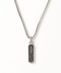 Guess（ゲス）の「SAILOR KNOT 21" Small Pave Tag Necklace アクセサリー ネックレス（ネックレス）」