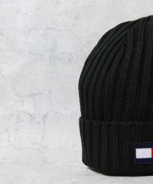 TOMMY HILFIGER(トミーヒルフィガー)の「TOMMY HILFIGER ニットキャップ(ニットキャップ/ビーニー・メンズ・ブラック/ヘザーチャコール/スカイブルー系・FREE)」の12枚目の写真