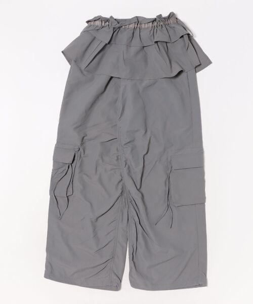 EMODA(エモダ)の「WRAP FRILL SET NYLON PT(その他パンツ・レディース・アイボリー/グレー・FREE)」の2枚目の写真